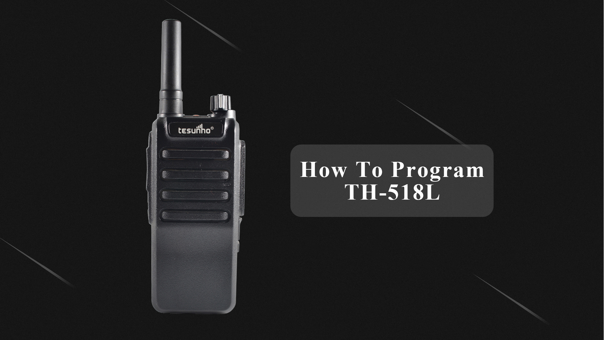 How To Program TH-518L