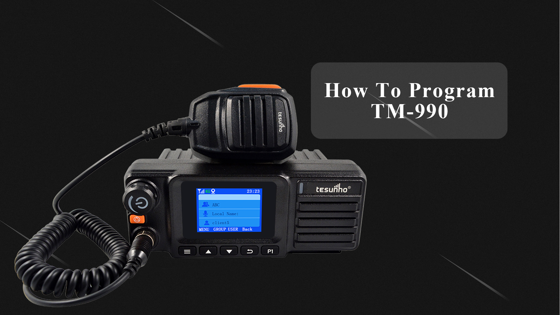 How To Program TM-990