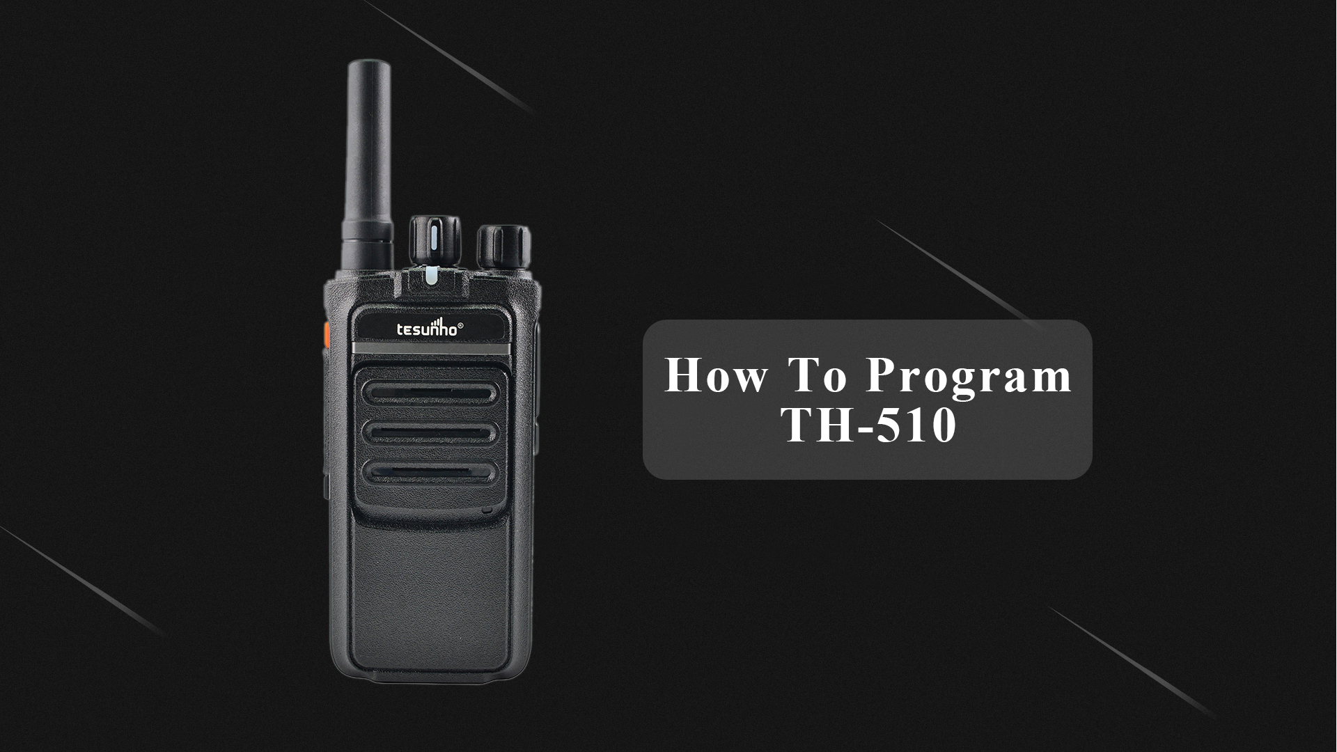How To Program TH-510